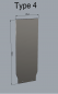 Preview: Light-Blade Type 4 inkl. Halter (55mm Aufnahme)